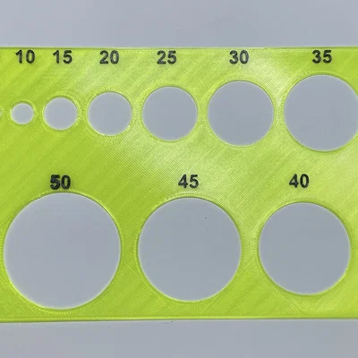 Khuôn Vẽ Vòng Tròn Đơn Giản (Simple Circle Stencil)