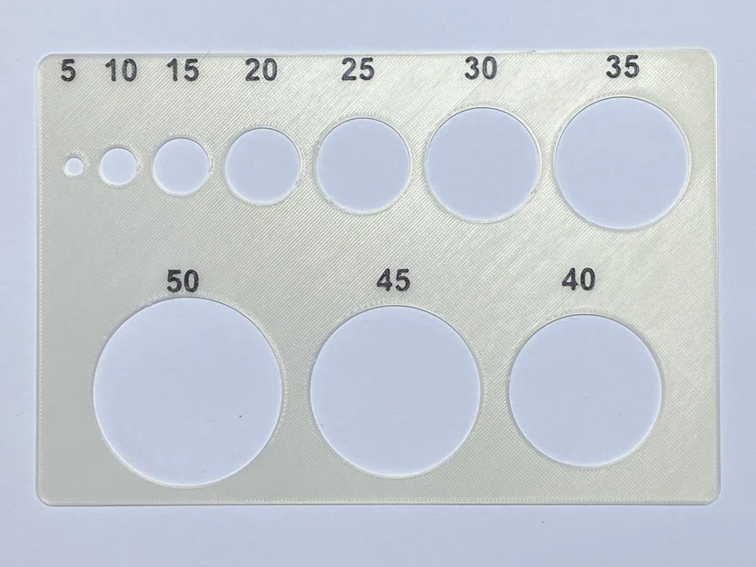 Khuôn Vẽ Vòng Tròn Đơn Giản (Simple Circle Stencil) - Image 2