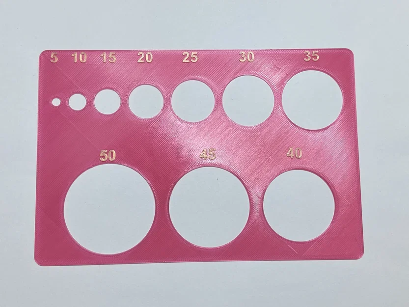 Khuôn Vẽ Vòng Tròn Đơn Giản (Simple Circle Stencil) - Image 3