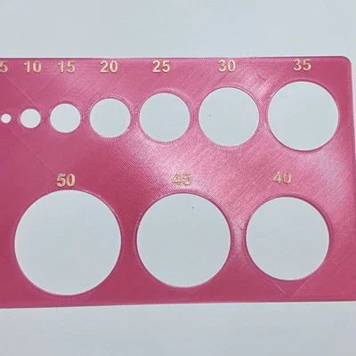 Khuôn Vẽ Vòng Tròn Đơn Giản (Simple Circle Stencil)