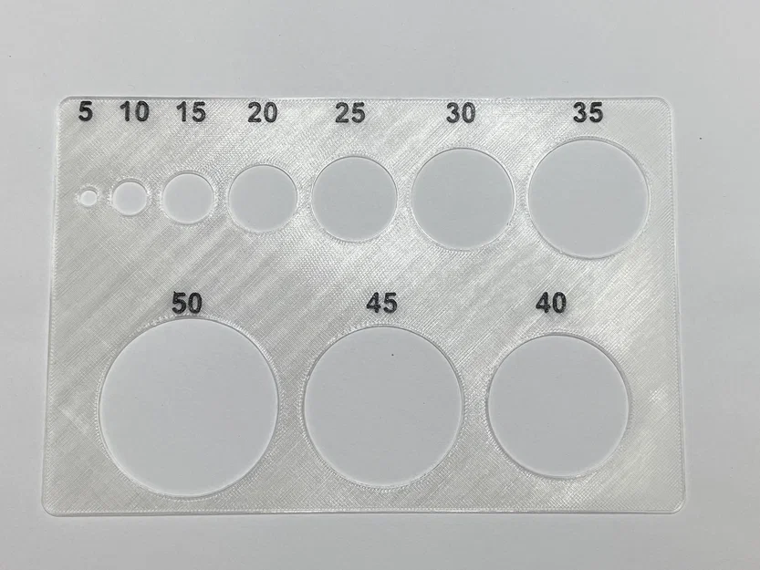 Khuôn Vẽ Vòng Tròn Đơn Giản (Simple Circle Stencil) - Image 4