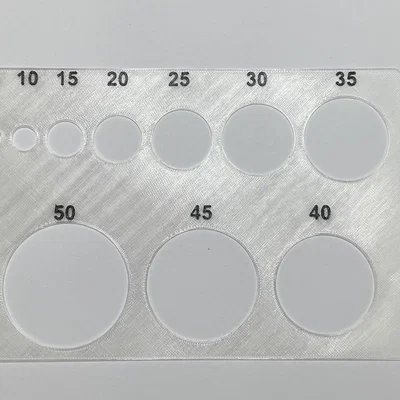 Khuôn Vẽ Vòng Tròn Đơn Giản (Simple Circle Stencil)