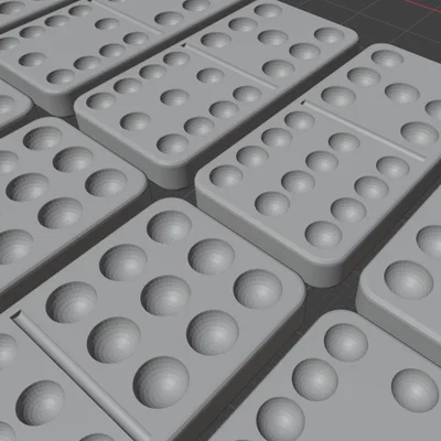 Mexican Train Tiles (Bộ 91 tile để chơi Mexican Train)