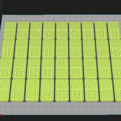 Mexican Train Tiles (Bộ 91 tile để chơi Mexican Train)