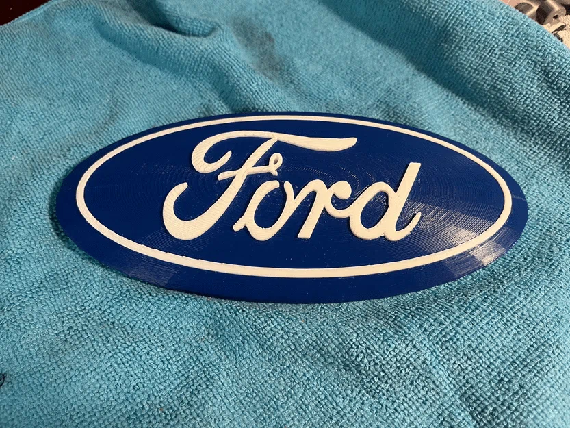 Bề mặt bo cong logo Ford (Ford Badge Contoured Surfaces) - Image 1