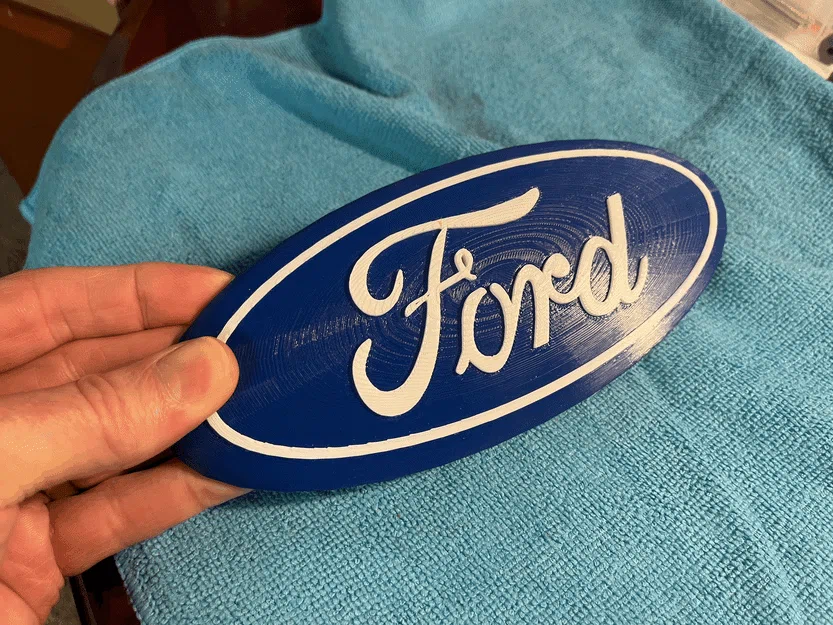 Bề mặt bo cong logo Ford (Ford Badge Contoured Surfaces) - Image 2