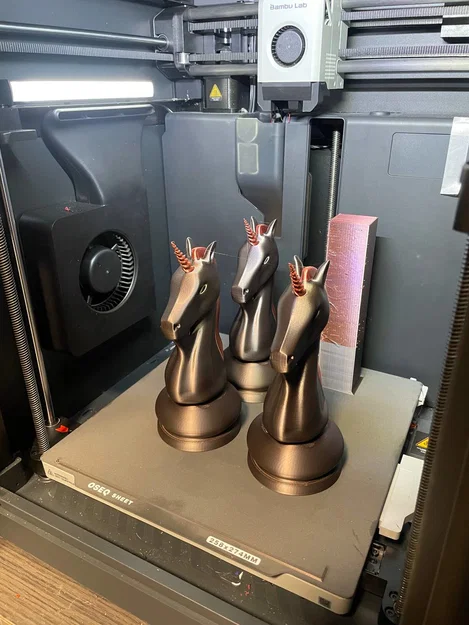 Unicorn Chess – Bộ decor cờ vua kỳ lân - Image 2