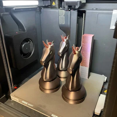 Unicorn Chess – Bộ decor cờ vua kỳ lân