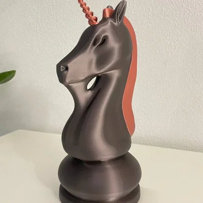 Unicorn Chess – Bộ decor cờ vua kỳ lân