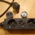 Nắp đậy chống bụi cho ổ cắm điện Schuko Type F (Thiết kế in 3D) - Thumbnail 1
