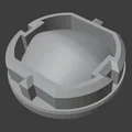 Nắp đậy chống bụi cho ổ cắm điện Schuko Type F (Thiết kế in 3D) - Thumbnail 2