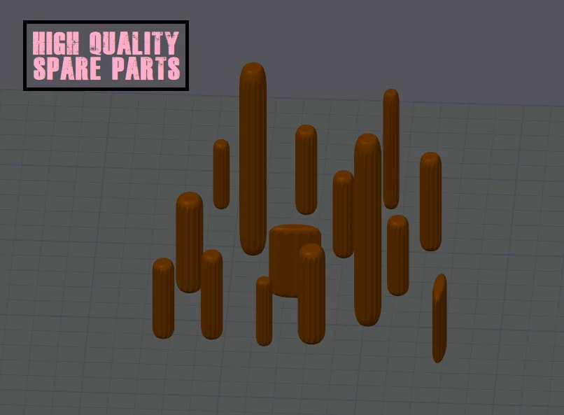BỘ SƯU TẬP chốt gỗ (dowel) thay thế cho đồ nội thất - Image 1