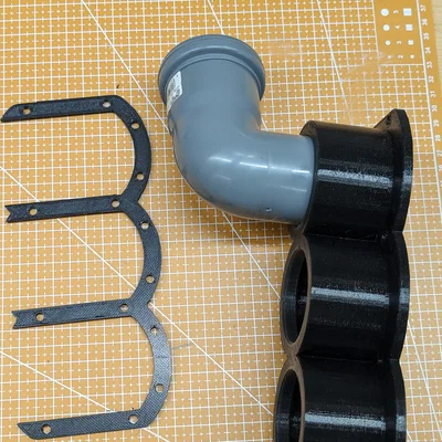 Bộ chia 3 ngã kèm blast gate (3way distribution with blast gate)