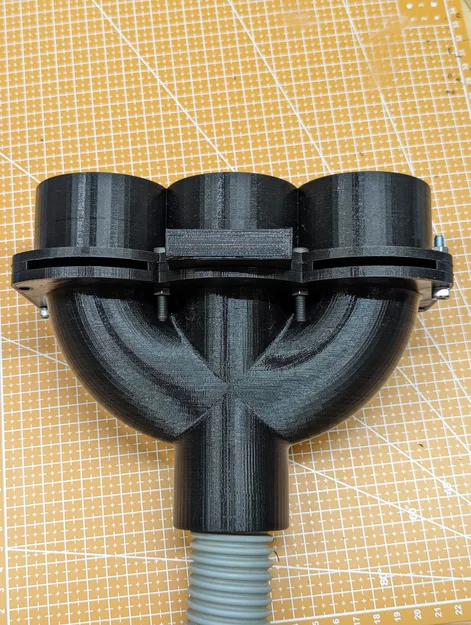 Bộ chia 3 ngã kèm blast gate (3way distribution with blast gate) - Image 6