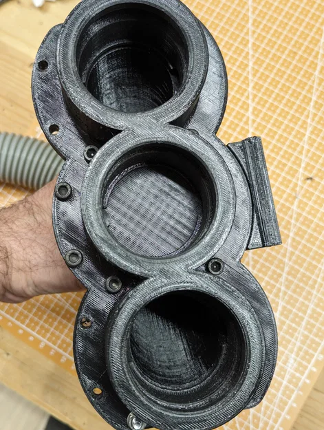 Bộ chia 3 ngã kèm blast gate (3way distribution with blast gate) - Image 7