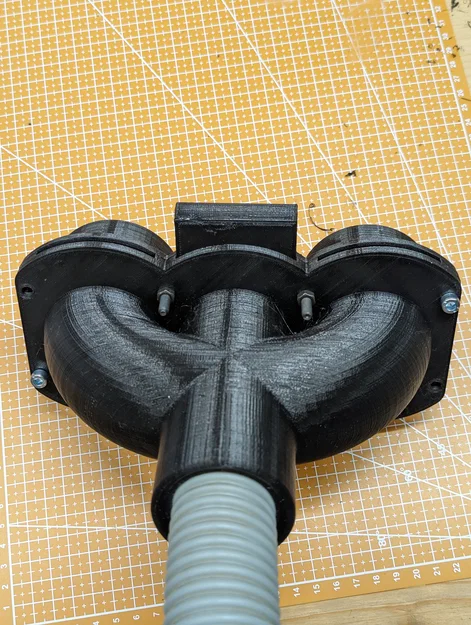 Bộ chia 3 ngã kèm blast gate (3way distribution with blast gate) - Image 8