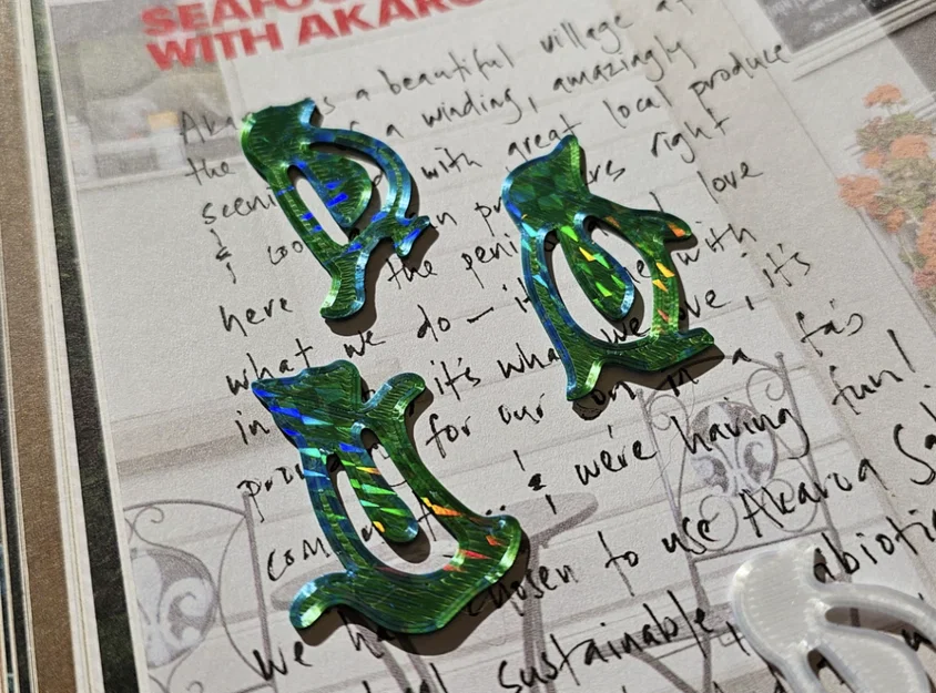 Bộ kẹp giấy và bookmark hình thú siêu xinh in 3D - Image 1