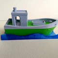 Mô hình thuyền đánh cá nhỏ (Little Fishing Boat) dễ thương để in 3D - Thumbnail 1