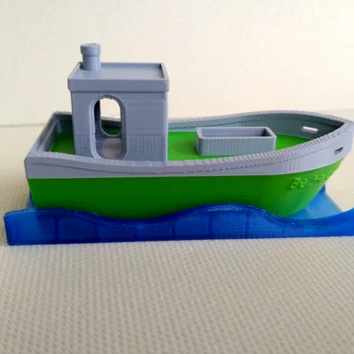 Mô hình thuyền đánh cá nhỏ (Little Fishing Boat) dễ thương để in 3D