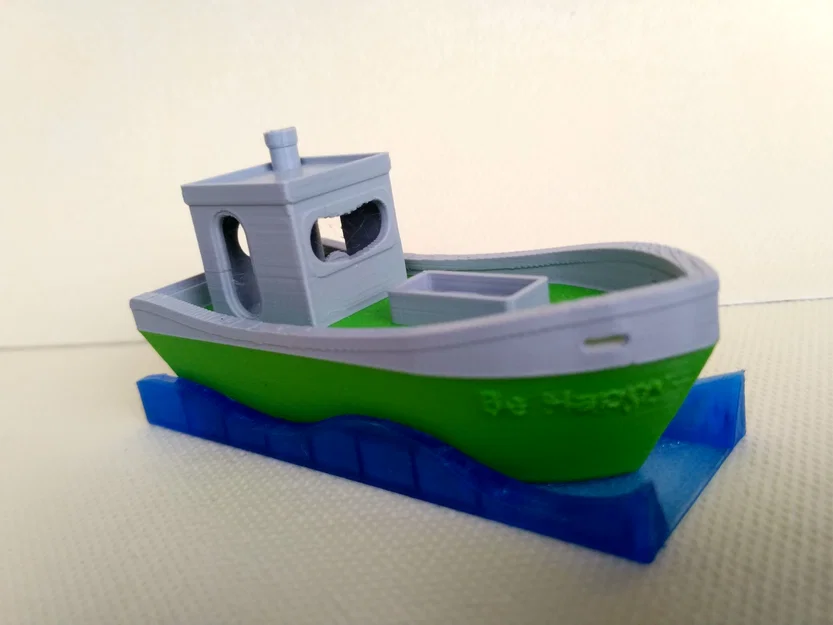 Mô hình thuyền đánh cá nhỏ (Little Fishing Boat) dễ thương để in 3D - Image 2