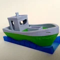 Mô hình thuyền đánh cá nhỏ (Little Fishing Boat) dễ thương để in 3D - Thumbnail 2