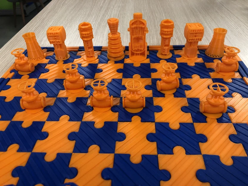 Chess nuke – Bộ cờ vua lấy cảm hứng nhà máy điện hạt nhân - Image 1