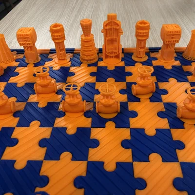 Chess nuke – Bộ cờ vua lấy cảm hứng nhà máy điện hạt nhân