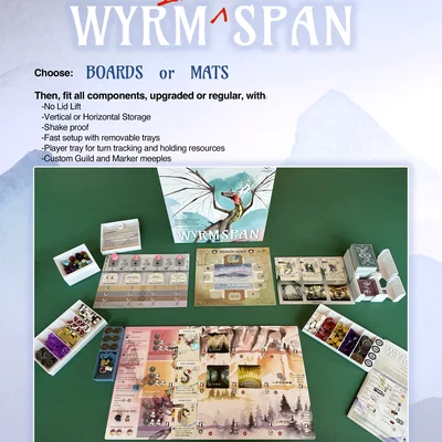 Bộ khay đựng (Insert) cho board game Wyrmspan
