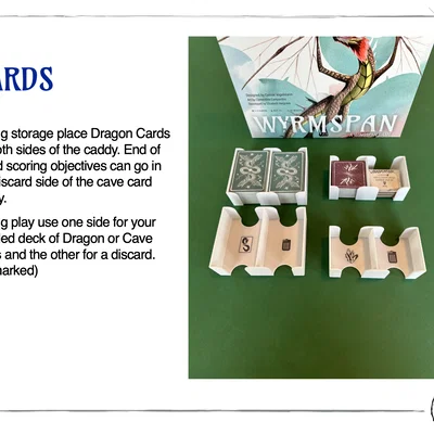 Bộ khay đựng (Insert) cho board game Wyrmspan