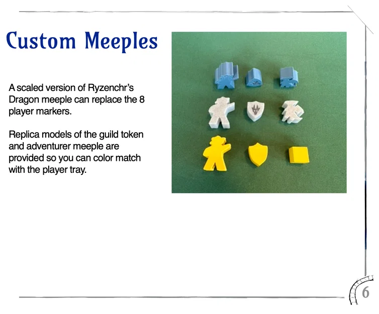 Bộ khay đựng (Insert) cho board game Wyrmspan - Image 8