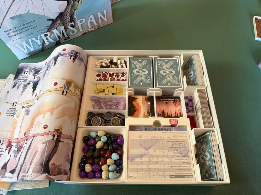 Bộ khay đựng (Insert) cho board game Wyrmspan - Image 12