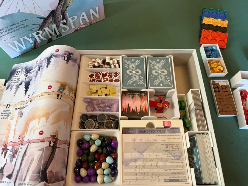 Bộ khay đựng (Insert) cho board game Wyrmspan - Image 14