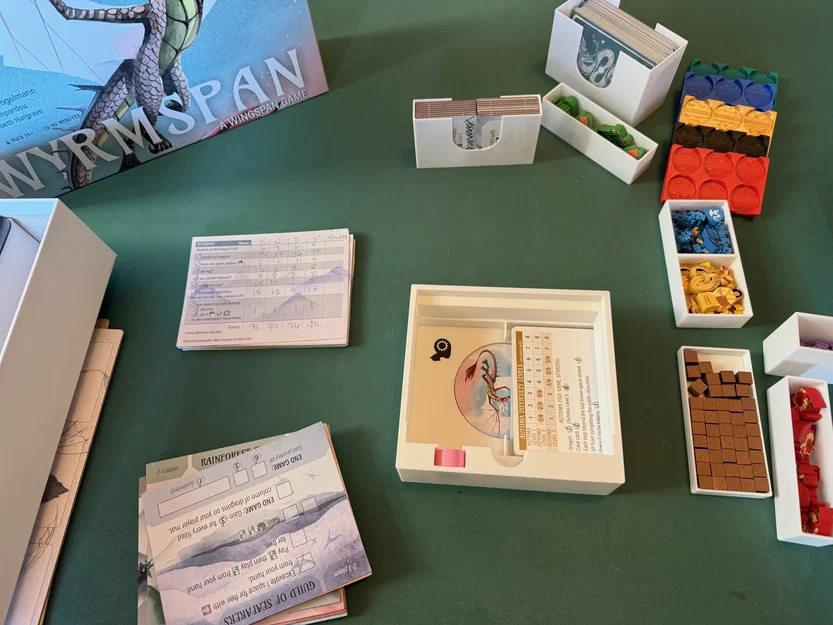 Bộ khay đựng (Insert) cho board game Wyrmspan - Image 15