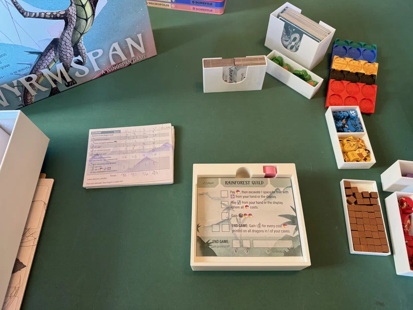 Bộ khay đựng (Insert) cho board game Wyrmspan - Image 16