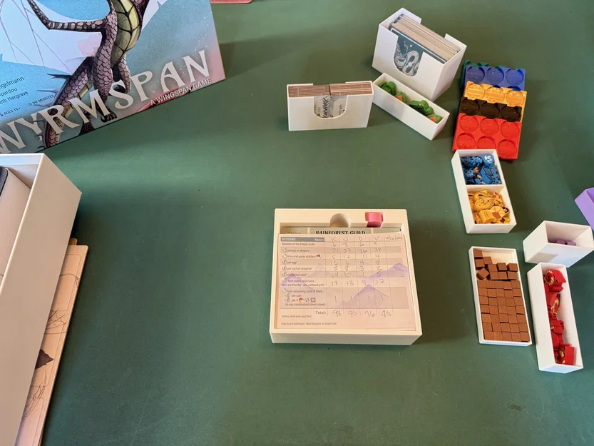 Bộ khay đựng (Insert) cho board game Wyrmspan - Image 17