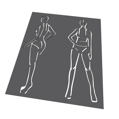 Mẫu thiết kế thời trang (Fashion design template)