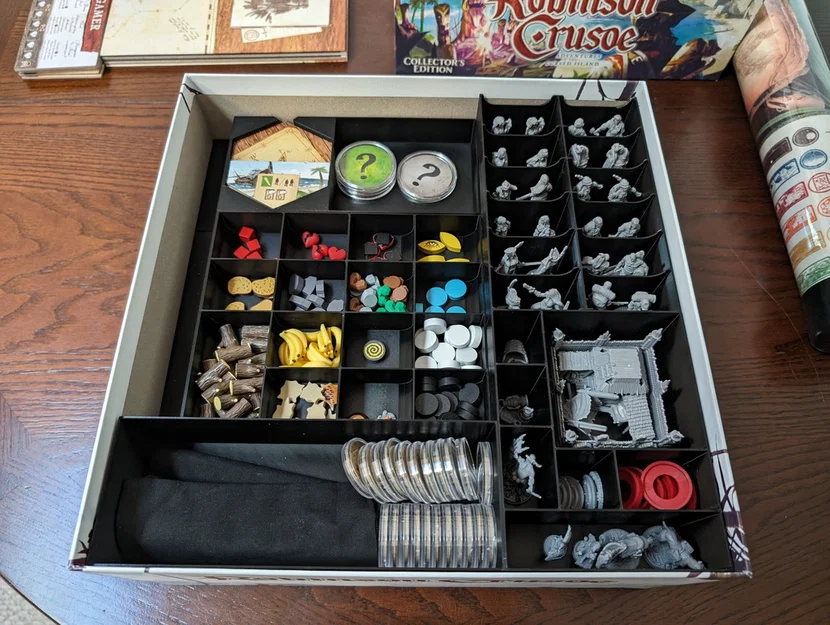 Insert Organizer Robinson Crusoe Collectors Edition (Gamefound Edition) - Image 5