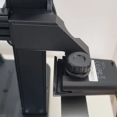 Ngàm kẹp webcam trục X Ender 3 V3 KE/SE cho đầu ren 1/4"