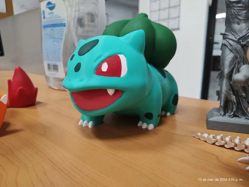 Mô hình heo đất Bulbasaur 3D độc đáo - Tự in trang trí cực đẹp - Image 1