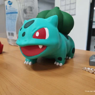 Mô hình heo đất Bulbasaur 3D độc đáo - Tự in trang trí cực đẹp