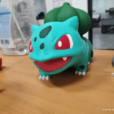 Mô hình heo đất Bulbasaur 3D độc đáo - Tự in trang trí cực đẹp