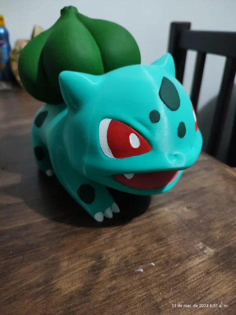 Mô hình heo đất Bulbasaur 3D độc đáo - Tự in trang trí cực đẹp - Image 3