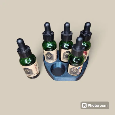 Kệ trưng bày beard oil & balm