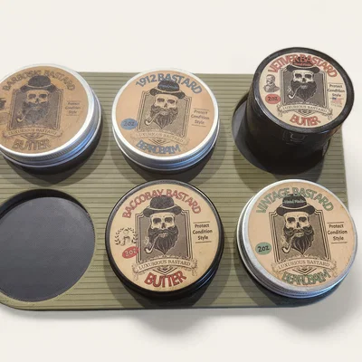 Kệ trưng bày beard oil & balm