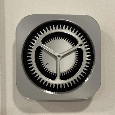Settings Clock – Đồng hồ analog theo icon iOS Settings