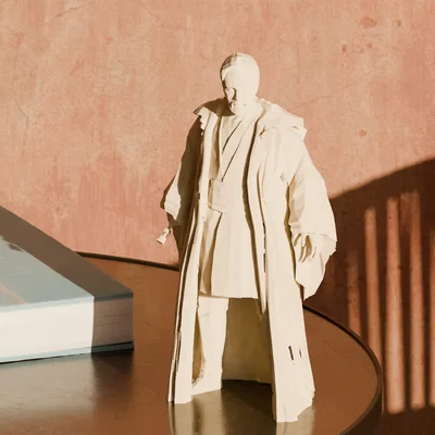Mô hình in 3D Obi-Wan Kenobi phong cách Low Poly độc đáo