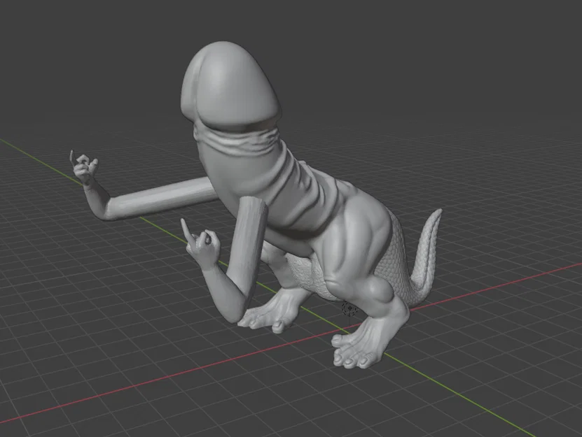 Giá đỡ danh thiếp Effin Dickasaurus độc lạ in 3D - Image 1