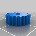 Bánh răng pinion 21T trục 3mm cho motor xe RC crawler - Thumbnail 2