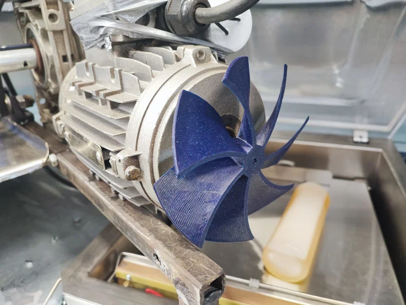 Cánh quạt tản nhiệt 130mm cho động cơ điện (Dễ in, không cần support) - Image 2