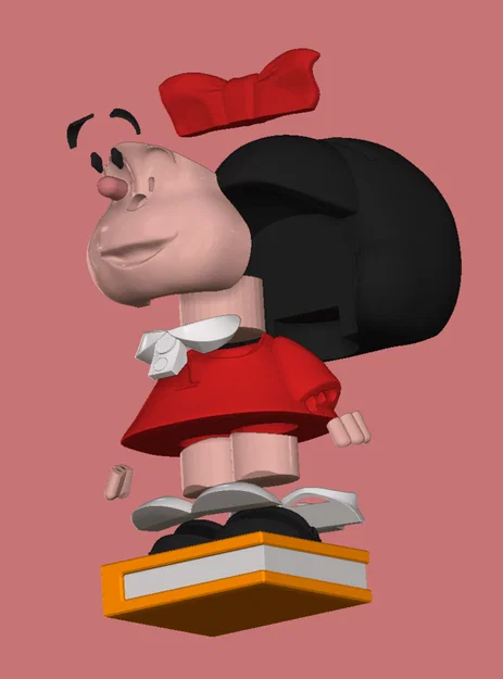 Mô hình nhân vật Mafalda Argentina để bàn cực xinh - Image 1
